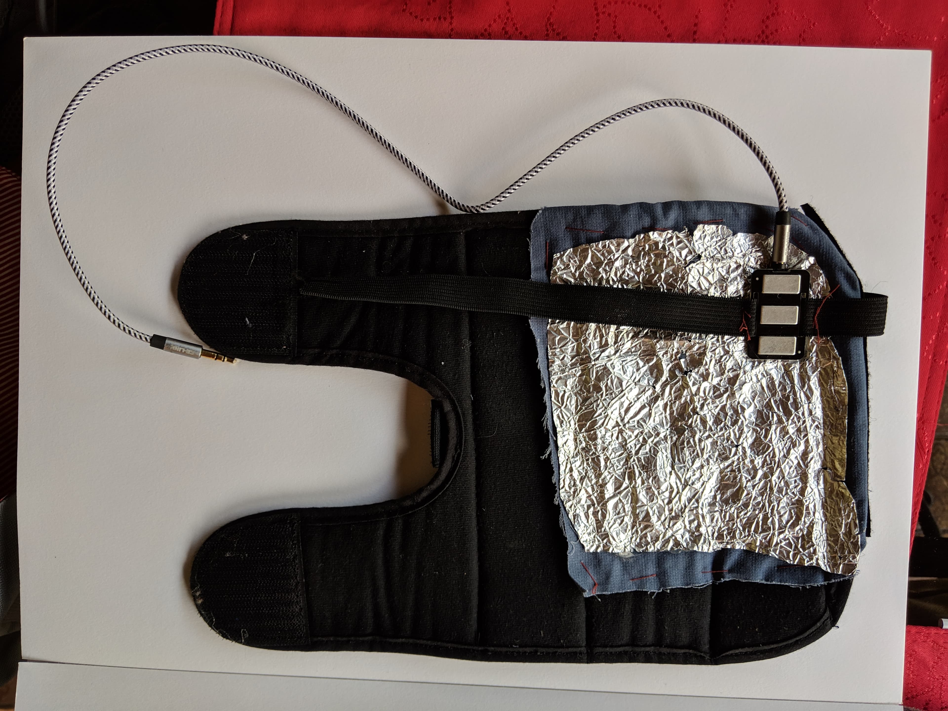 Electronics: ESP32, EMG sensor, Faraday cage