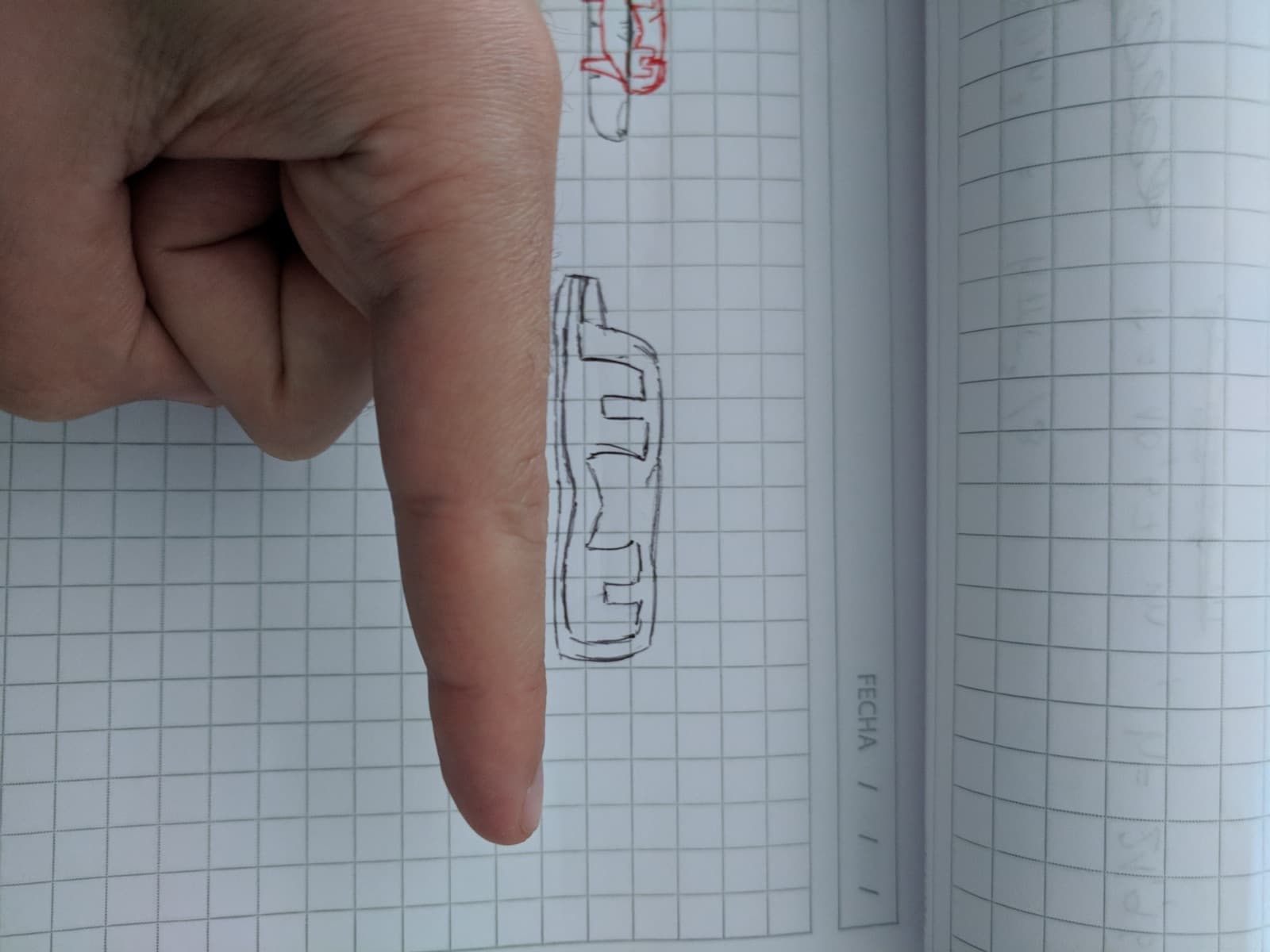 First sketches of the pneumatic actuator, following the Soft Robotics Toolkit