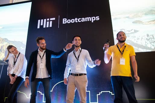 Hero · Team pitching Compy on the final bootcamp day